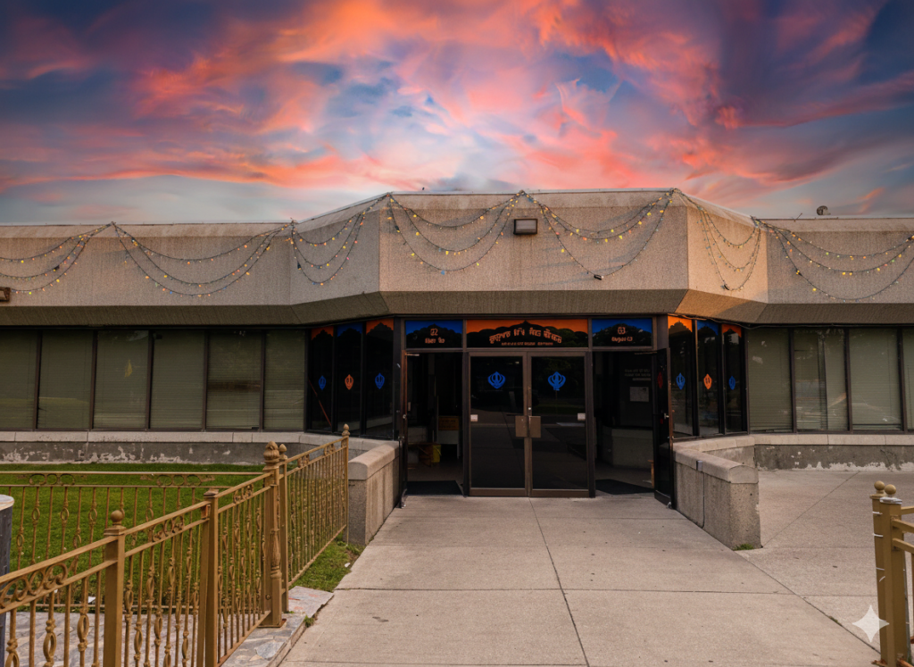 Sikh wedding at Gurdwara Sikh Sangat Brampton, captured by Cinematic RGB Wedding Photography & Videography.