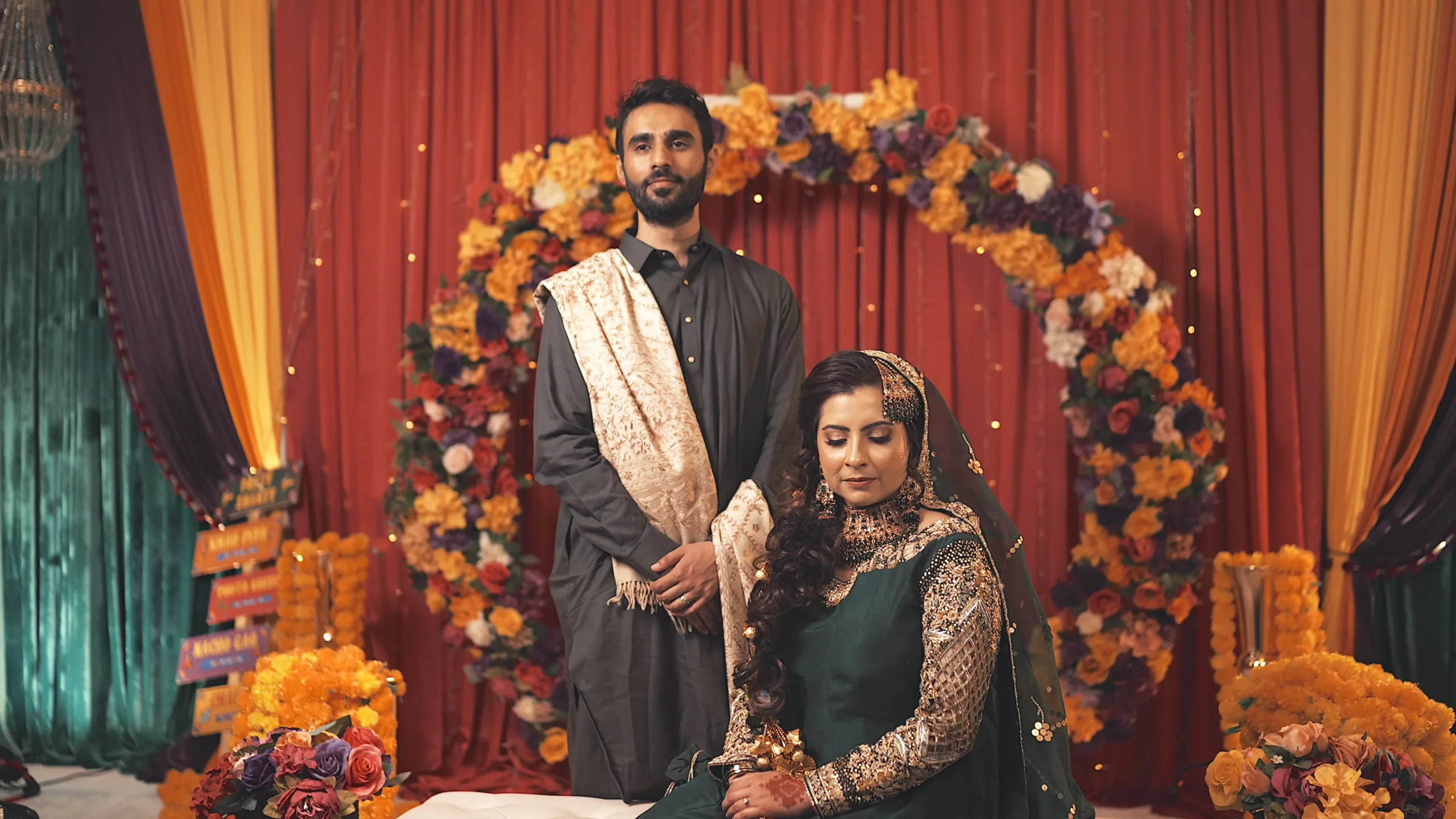 Rabia and Ahsan Mehndi celebration at Versailles Convention Centre in Mississauga